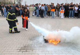 NEVÜ’de Gerçeğe Yakın Deprem ve Yangın Tatbikatı ile Güvenlik Bilinci Artırıldı