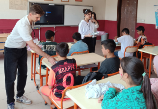 NEVÜ Öğrencileri, Elbistan’da Depremzede Çocuklarla Umut Dolu Bir Gün Geçirdi