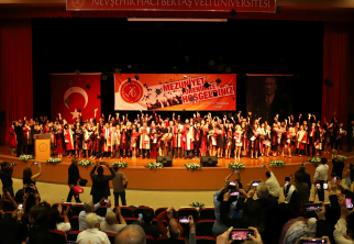 Rektör Prof. Dr. Semih Aktekin NEVÜ Birimlerinin Mezuniyet Törenlerine Katıldı