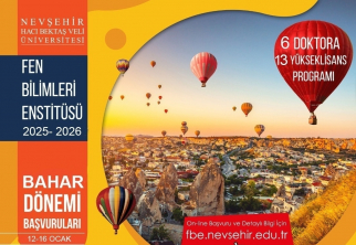 NEVÜ Fen Bilimleri Enstitüsü 225 Doktora ve Yüksek Lisans Öğrencisi Alacak