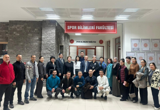 Hoca Ahmet Yesevi Üniversitesi Heyeti, NEVÜ Spor Bilimleri Fakültesi’nin Bilimsel ve Teknolojik Altyapısını İnceledi