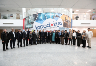 Hoca Ahmet Yesevi Üniversitesi Heyeti NEVÜ’nün Akademik ve Teknolojik Altyapısını İnceledi