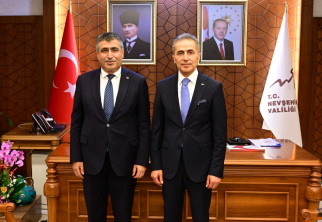 NEVÜ Rektörü Aktekin’den Nevşehir Valisi Hüseyin Kök’e Hayırlı Olsun Ziyareti