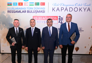 Rektör Aktekin “Uluslararası Türk Dünyası Ressamlar Buluşması” Açılış Programına Katıldı
