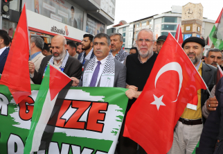 Rektör Aktekin, Filistin’e Destek Yürüyüşüne Katıldı