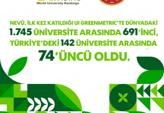 NEVÜ İlk Kez Katıldığı UI GreenMetric’te Türkiye’den 142 Üniversite Arasında 74. Sırada Yer Aldı